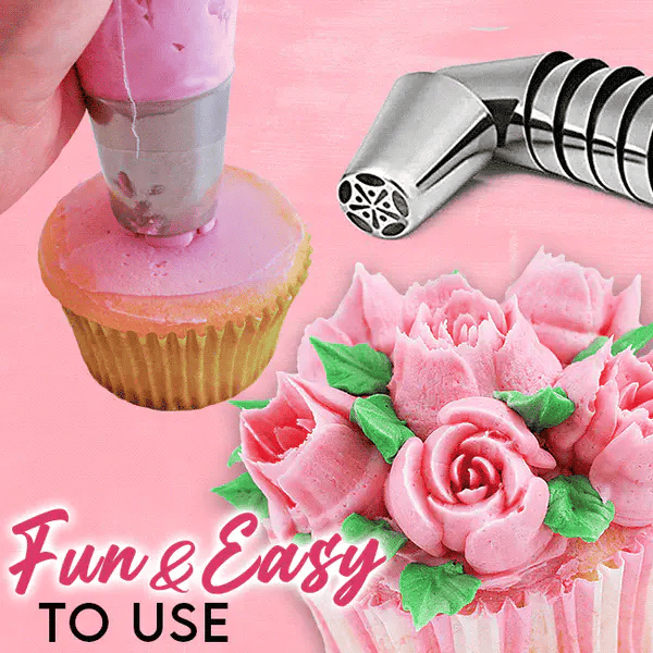 7+7 Free | BeautyBake - Set of 14 pieces incl. FREE piping bag