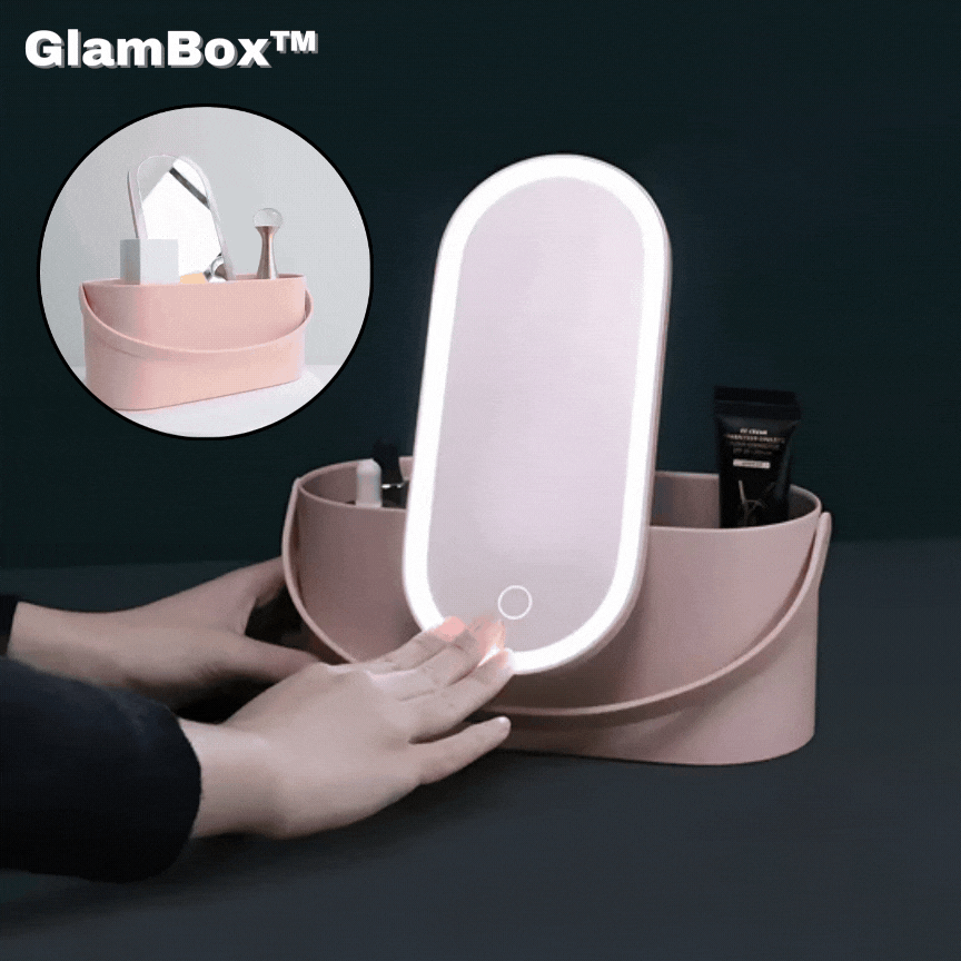 GlamBox™ | Organize your make-up with LED lighting