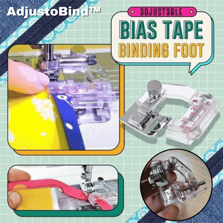 1+1 FREE | AdjustoBind™ | Adjustable bias binding foot