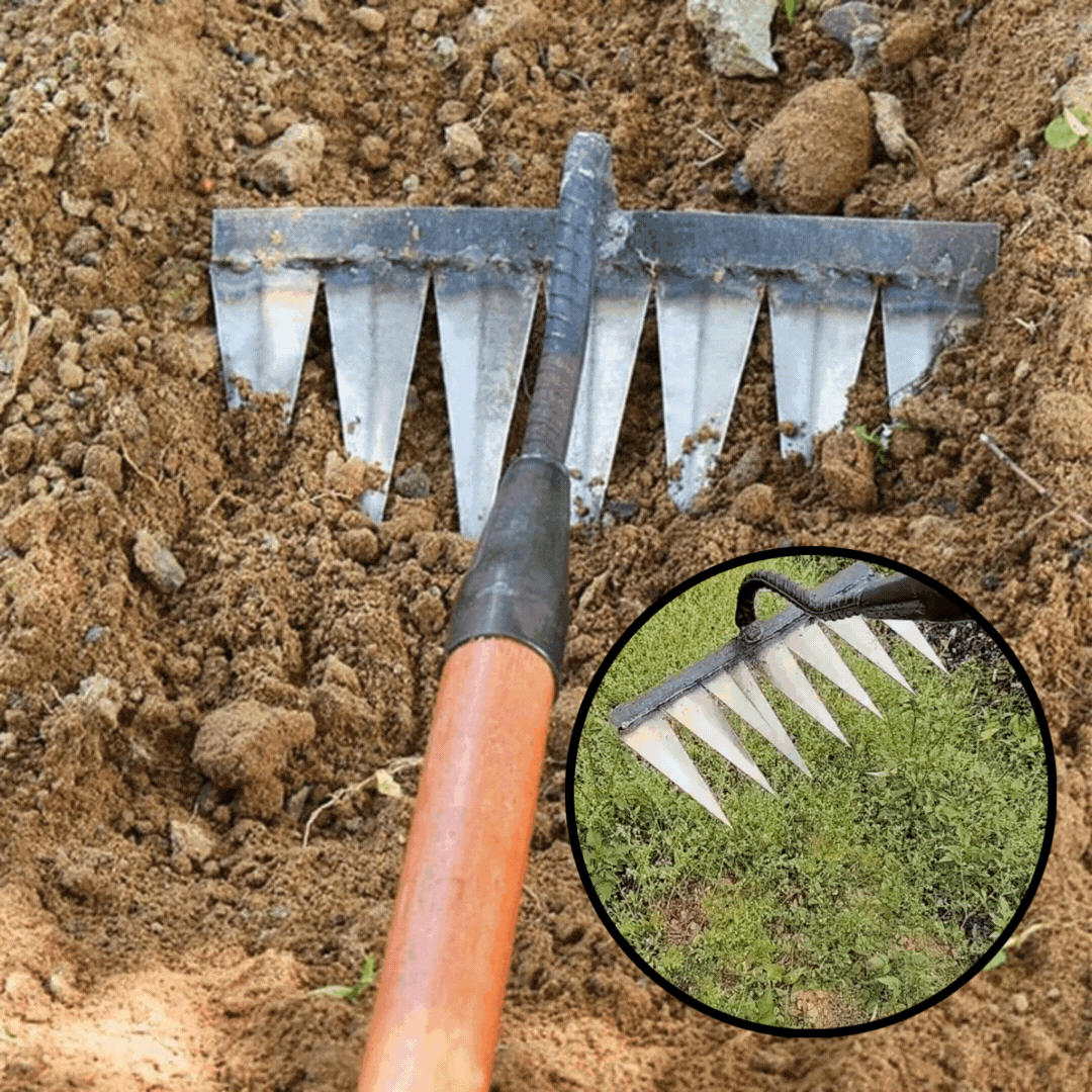 GardenBuddy™ - Robust iron garden rake