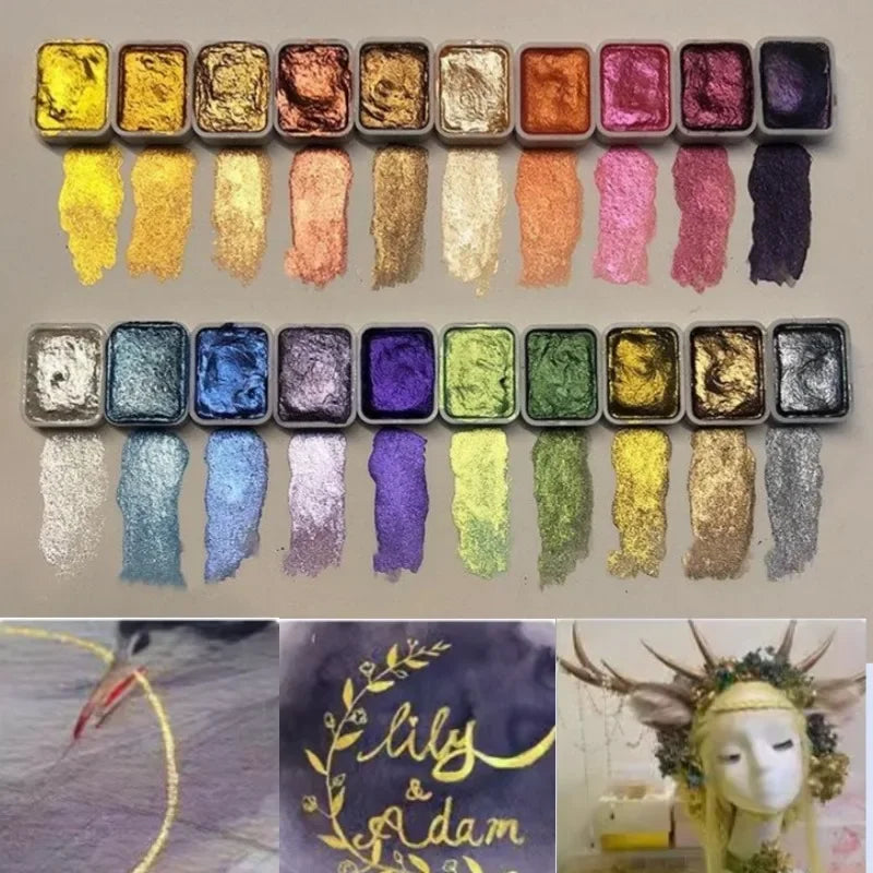 Pearl - Powder Mineral Pearl Pigment Art Watercolor