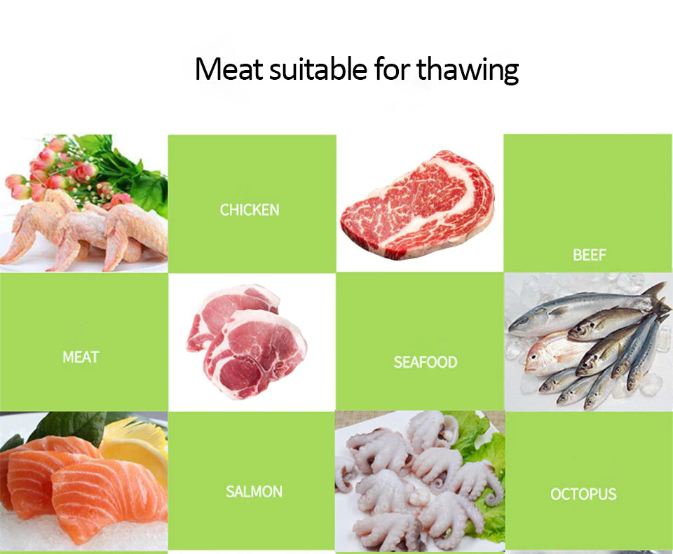 Quick defrost tray
