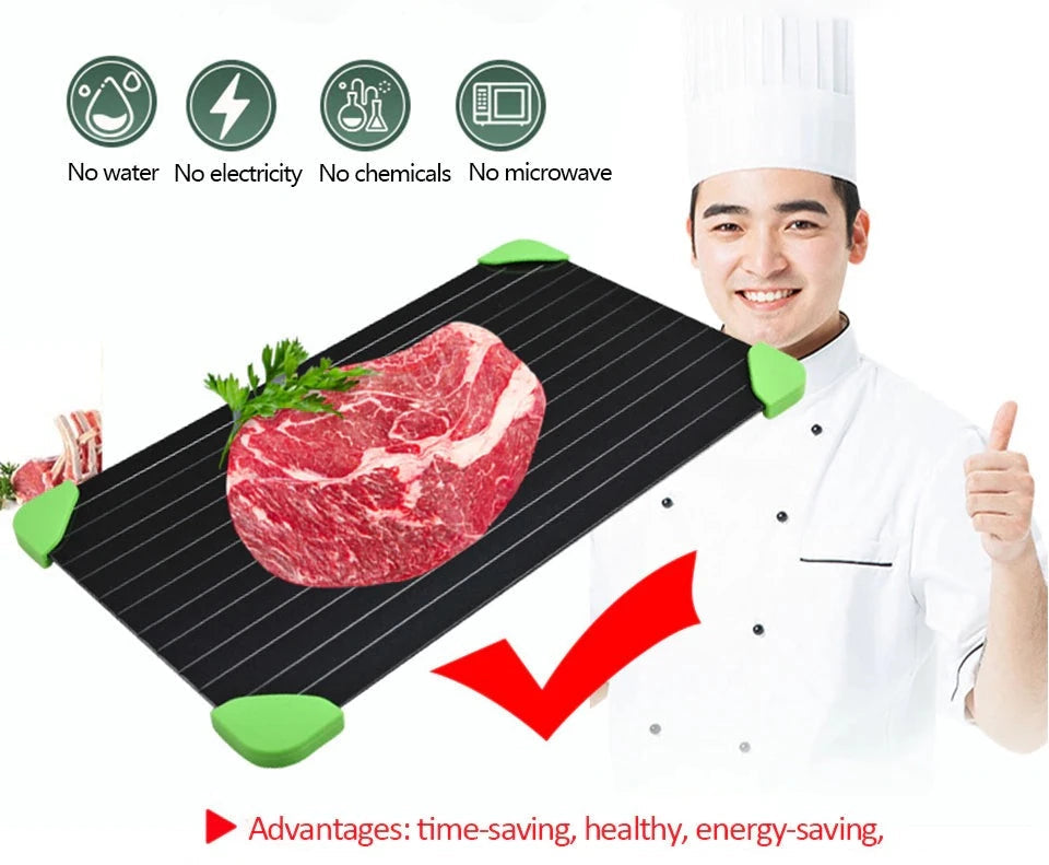 Quick defrost tray