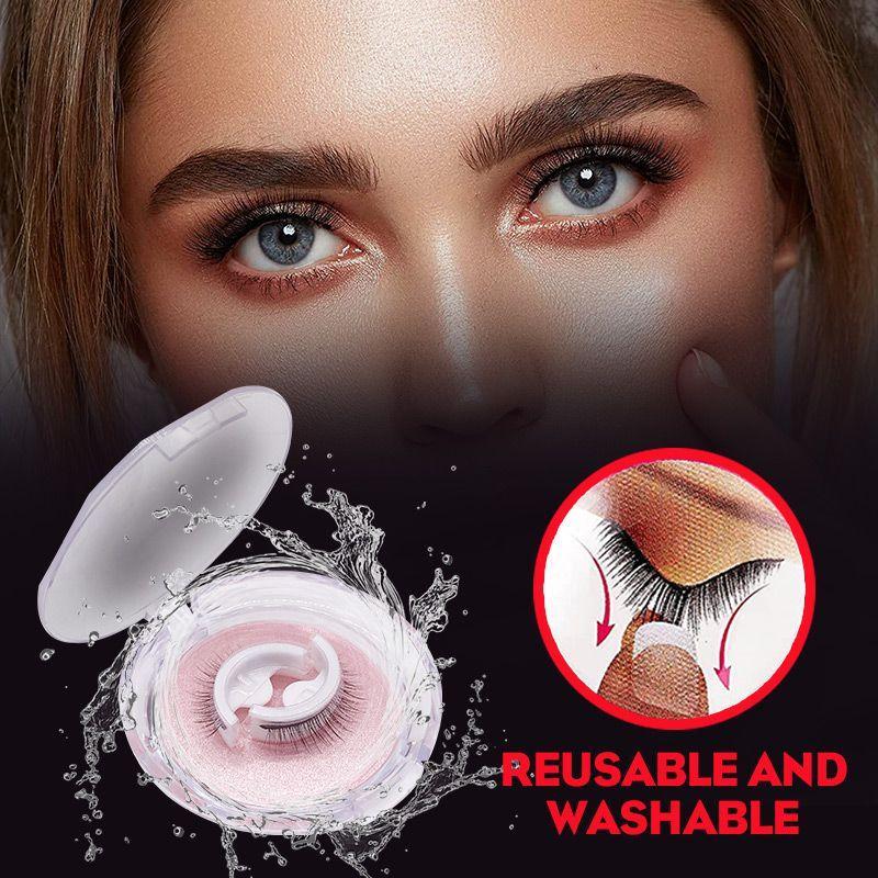 Effortless Glam | Reusable Self-Adhesive Eyelashes for Instant Volume & Drama