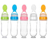 Baby spoon bottle dispenser