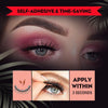 Effortless Glam | Reusable Self-Adhesive Eyelashes for Instant Volume & Drama