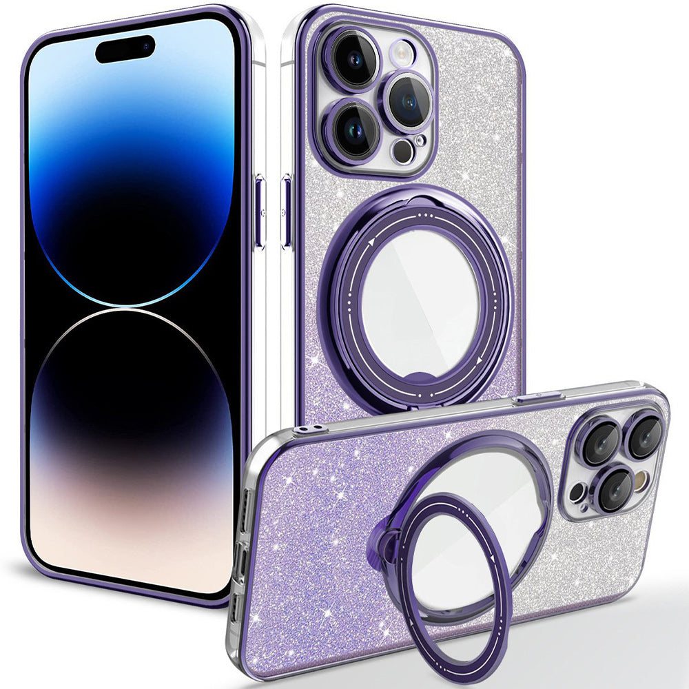 GlitzPhone™ - Galvanized magnetic phone case with stand [last day discount]