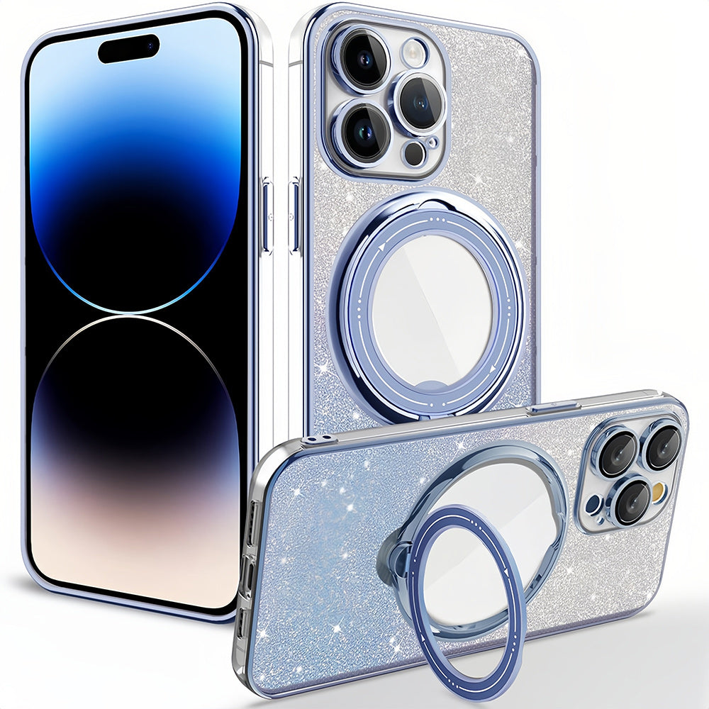 GlitzPhone™ - Galvanized magnetic phone case with stand [last day discount]