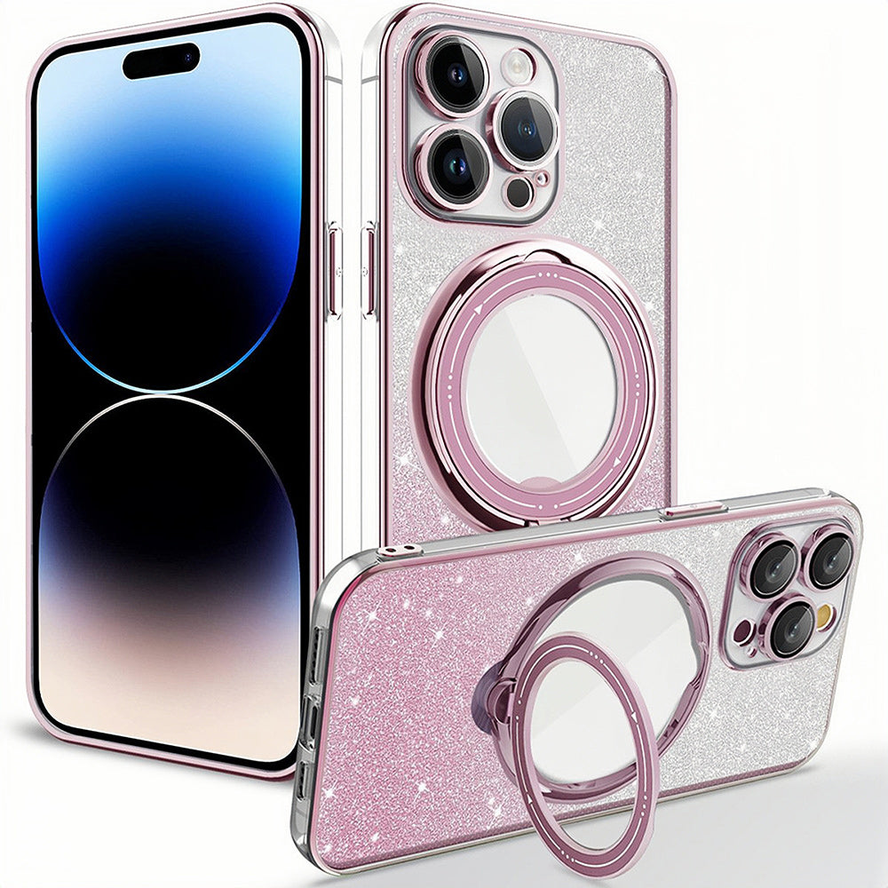 GlitzPhone™ - Galvanized magnetic phone case with stand [last day discount]