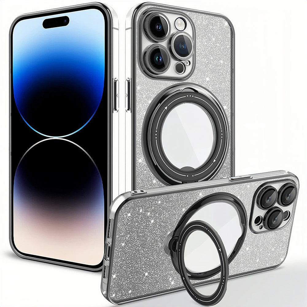GlitzPhone™ - Galvanized magnetic phone case with stand [last day discount]
