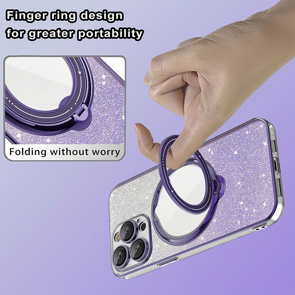 GlitzPhone™ - Galvanized magnetic phone case with stand [last day discount]