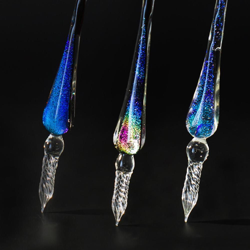 Picasso™ - Handcrafted crystal calligraphy pen and color set for magnificent artistry [last day discount]