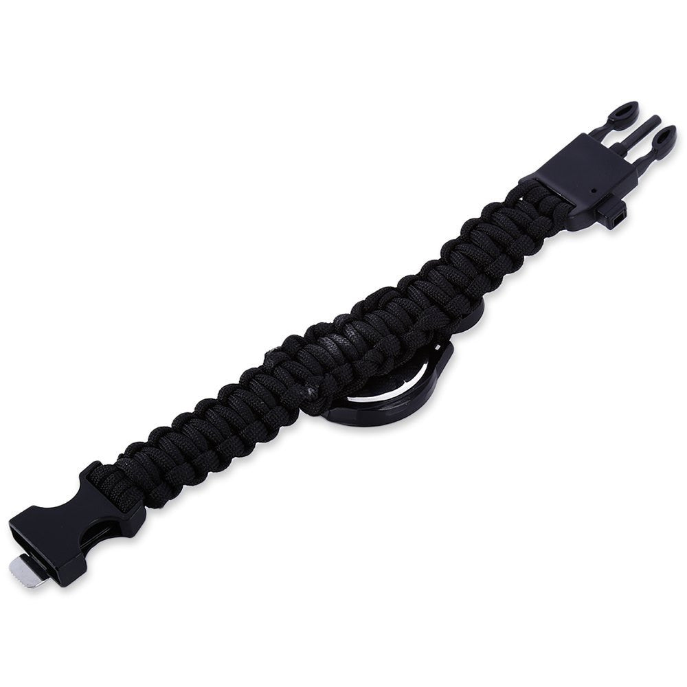 Multifunction Survival Paracord Bracelet Watch