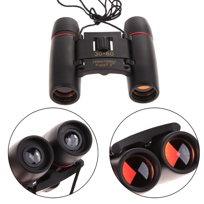 Day Night Vision 30 x 60 Zoom Folding Binoculars.
