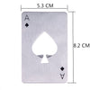 Poker Card Bottle Opener