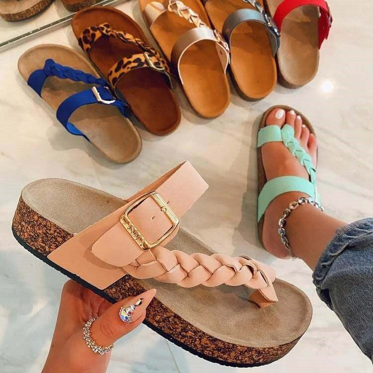 Mia™ - Orthopaedic, flat, casual slippers for women