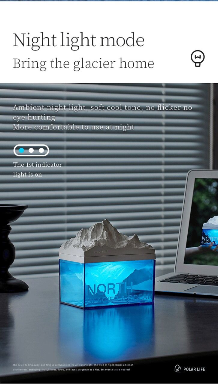 PolarLight™ - Northern Glacier & Ocean Lamp