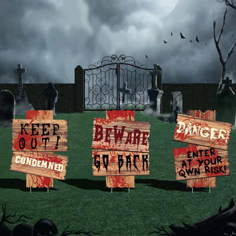 | Creepstake 6pc Halloween Yard Signs