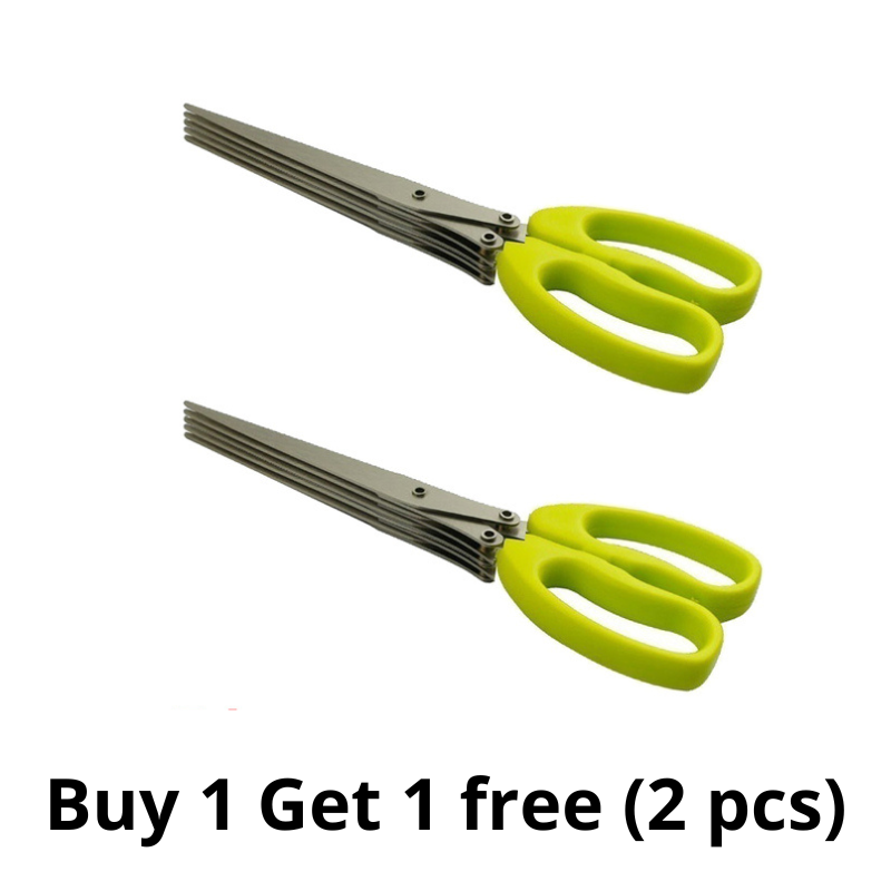 X-Cut™ - 5 blades kitchen salad shears