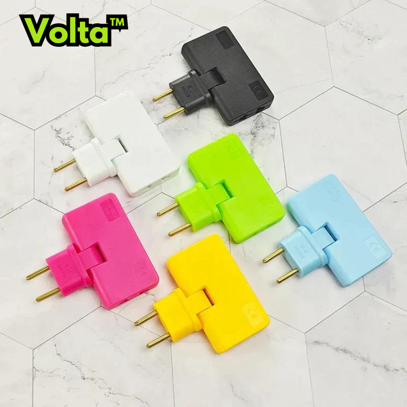 Volta - Flat socket outlet adapter
