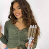 Wavycurls - Magic curling iron with 3 heating rods