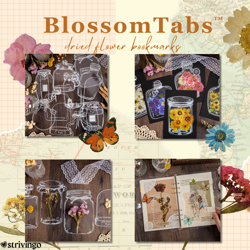 MemoryBlooms™ - DIY Transparent Bookmarks