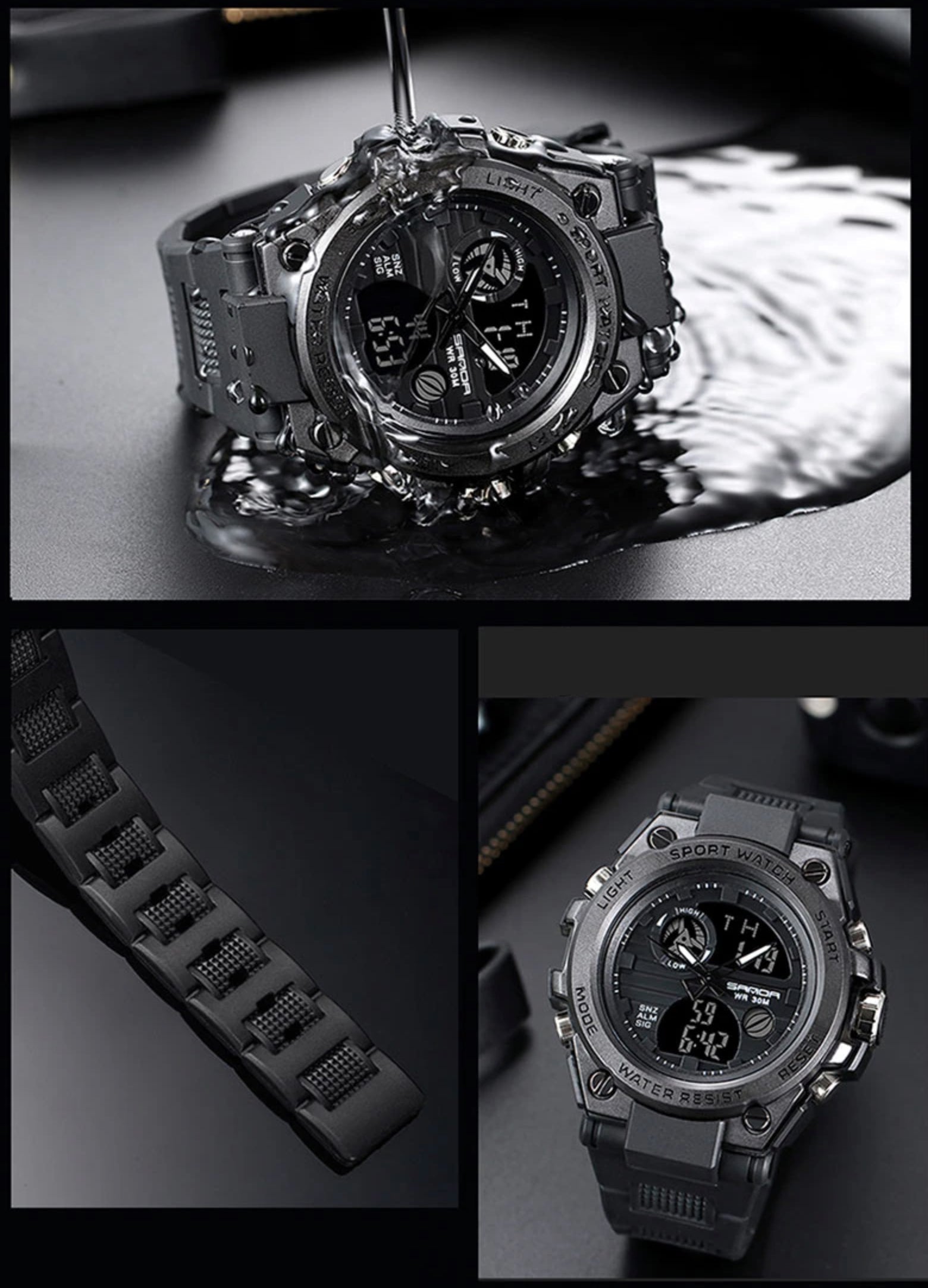 Men's G Style Digital Military Sports Watch.