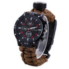 Multifunction Survival Paracord Bracelet Watch