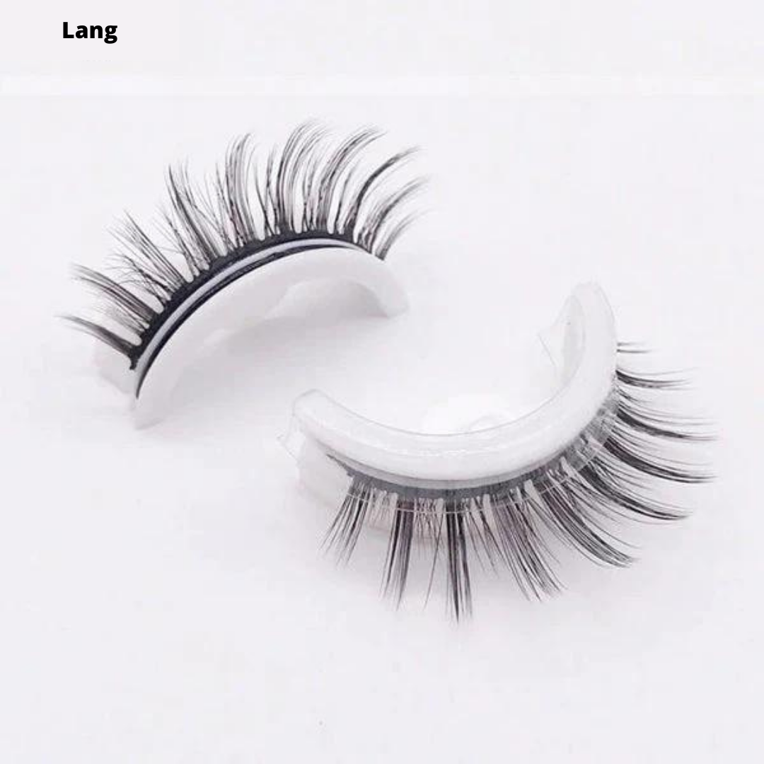 Effortless Glam | Reusable Self-Adhesive Eyelashes for Instant Volume & Drama