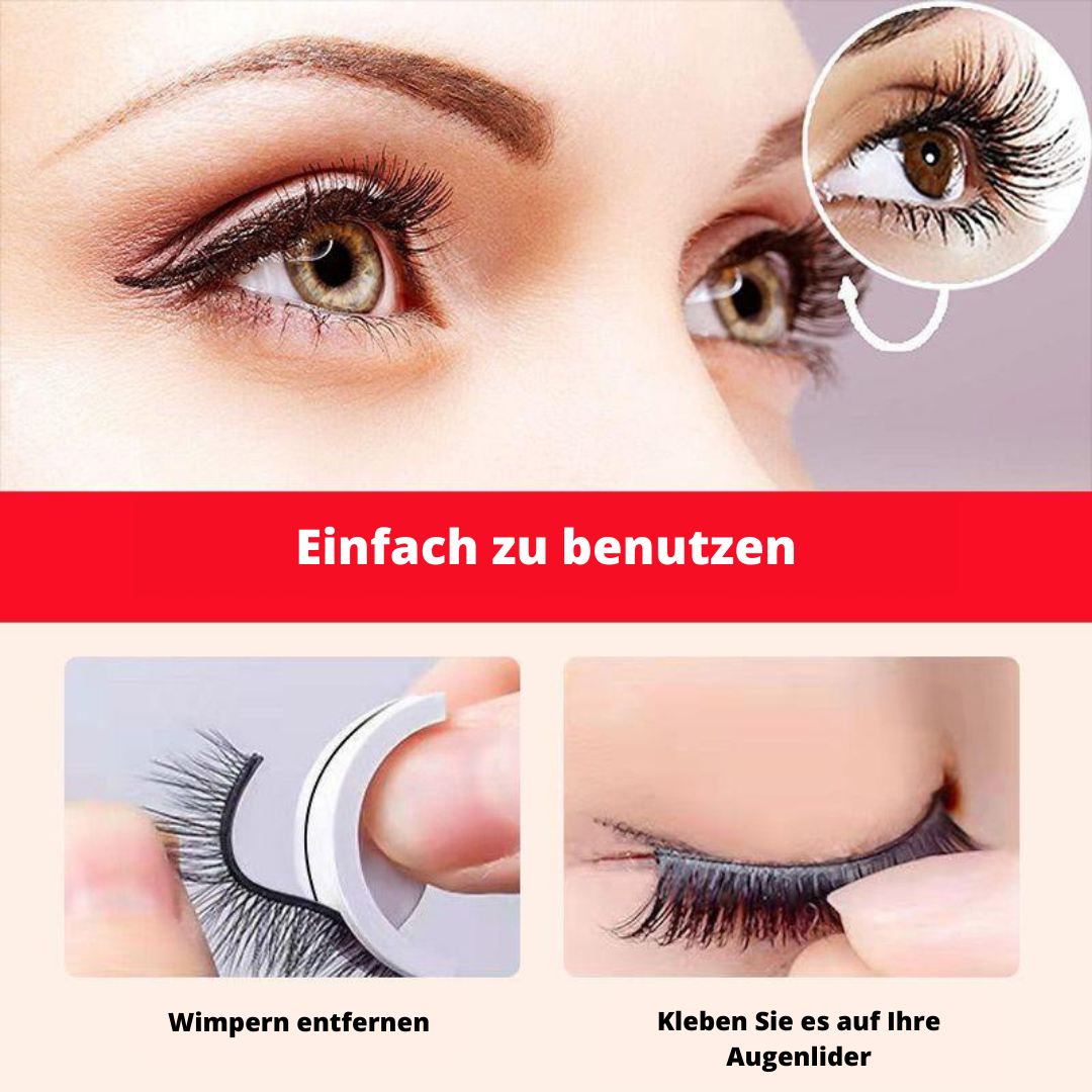 1+2 FREE - SweetGlace™ Reusable self-adhesive eyelashes【Last day discount】