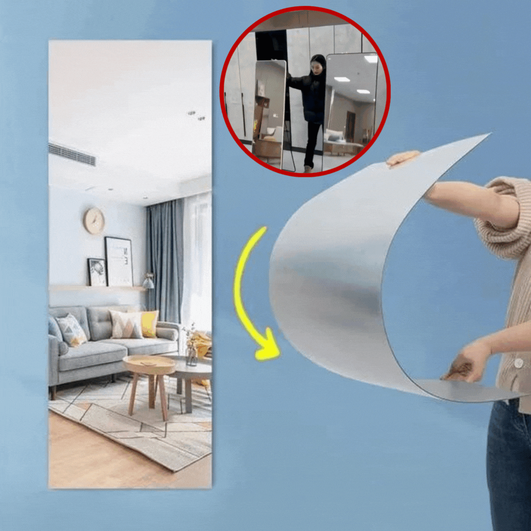 WallMirror™ - Unbreakable, bendable mirror