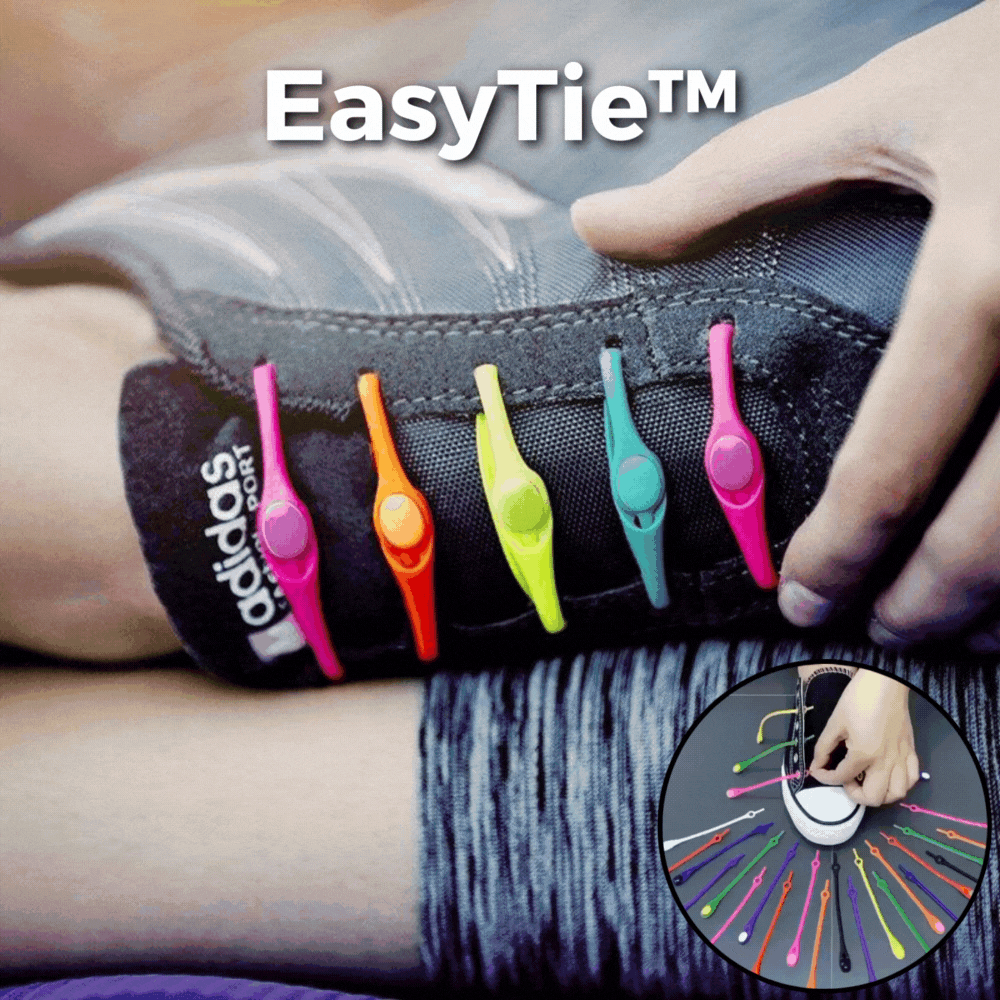 3+3 FREE | EasyTie™ - Waterproof silicone shoelaces