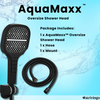AquaMaxx™ Oversized 7 Modes Shower Head incl. Hose & Holder