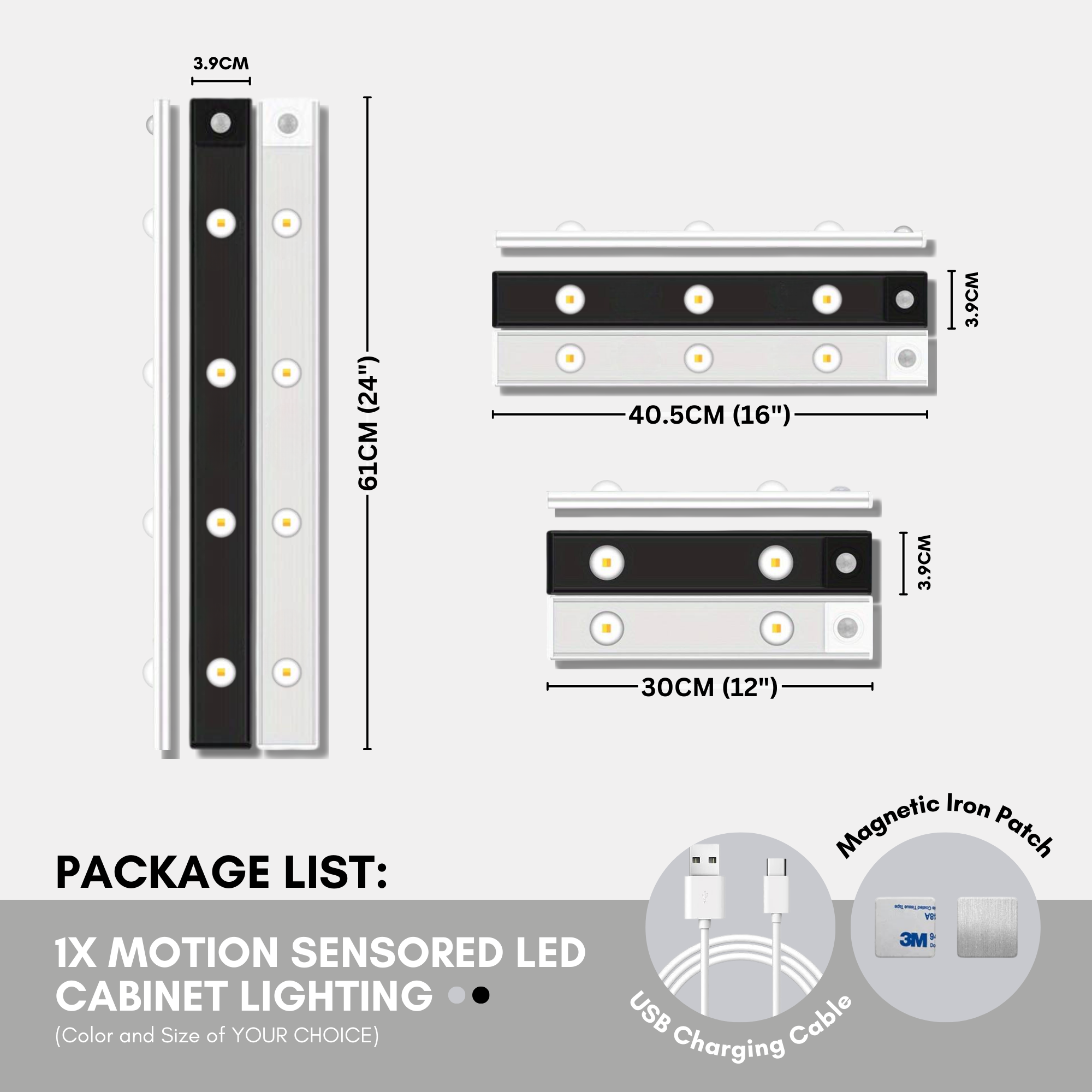 THIS WEEK ONLY! Motion Sensored LED Cabinet Lighting Strips