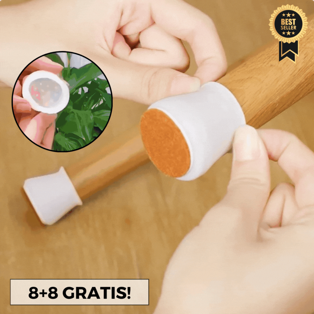 8+8 FREE | QuietGlide™ - Silicone furniture leg cover