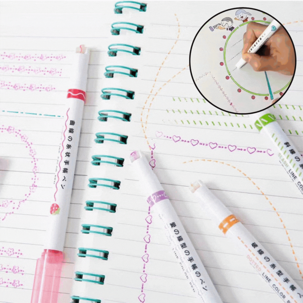 3+3 Free | Patternpen™ Unique pens for young and old!
