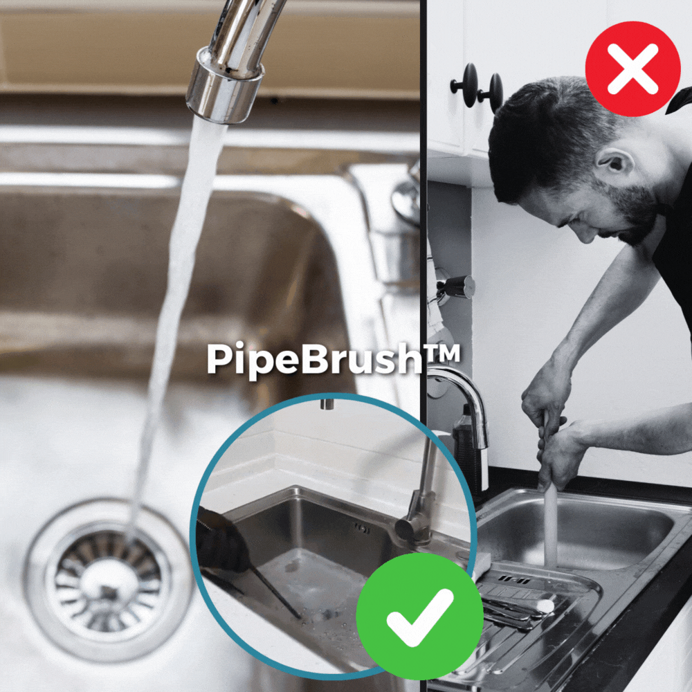 50% DISCOUNT | PipeBrush | No more blockages in your home!
