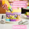 CakeCraft™ - Cake Decorating Piping Tips (Set of 36)