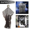 | Wraithskull Halloween Hanging Ghost Skull with Gauze