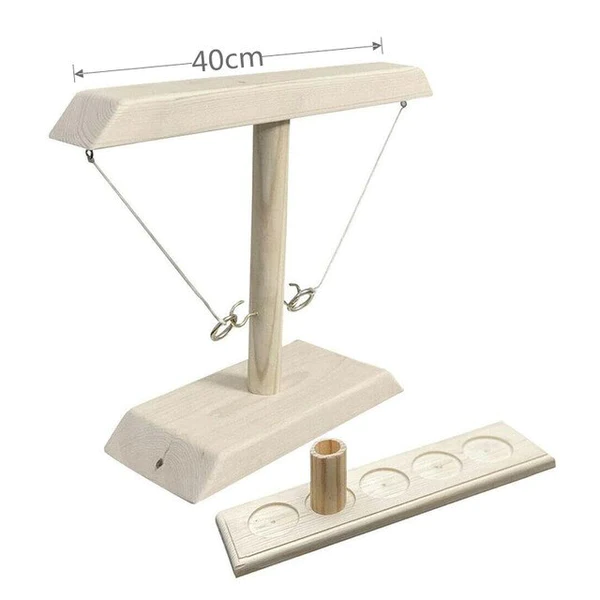 Ring-Game™ - Wooden ring toss drinking game