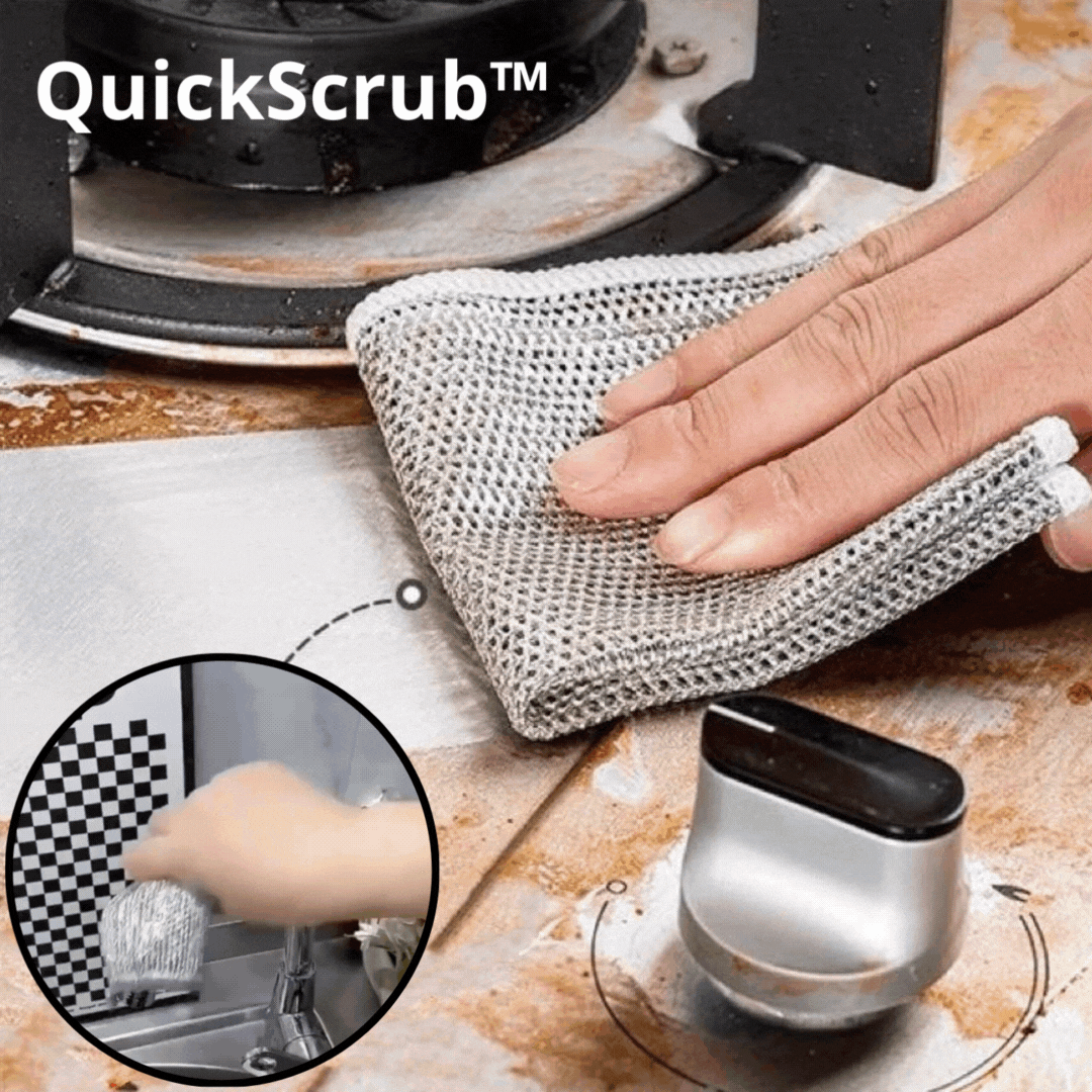 QuickScrub™ - Wire dishwashing cloth