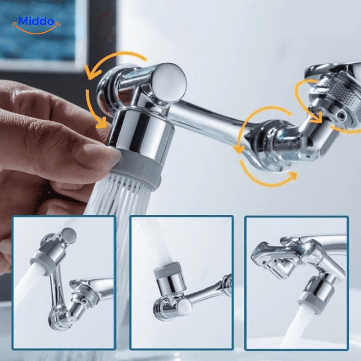 1+1 FREE | AquaTwist™ | 360° swivel tap with adjustable shower head [last day discount]