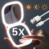 PocketVanity™ - USB rechargeable compact LED makeup mirror