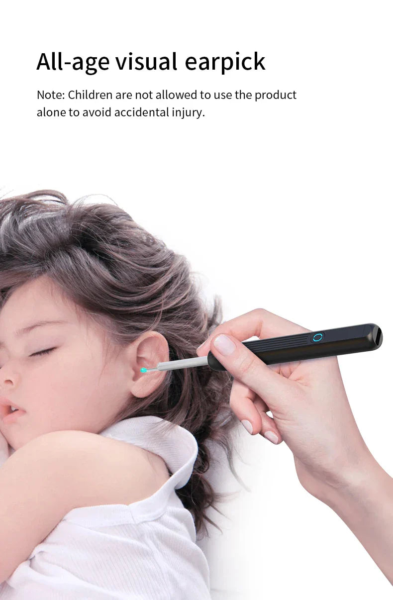 CleanEars™ - 360° wireless smart ear cleaner with camera for effortless ear cleaning