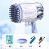 Soap bubble gun rocket automatic soap bubbles