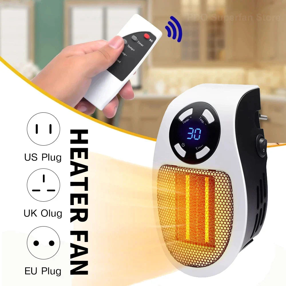 Miniheater™ - Portable Plug n Go - 500W wall heater