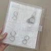 | Gempage Transparent Jewelry Storage Book