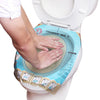 Pressureflush Set of 3 Disposable Plastic Toilet Unclogging Stickers