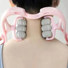 FlexiKnead™ - Hand-held neck massager with 360° rotating massage heads