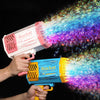 Soap bubble gun rocket automatic soap bubbles